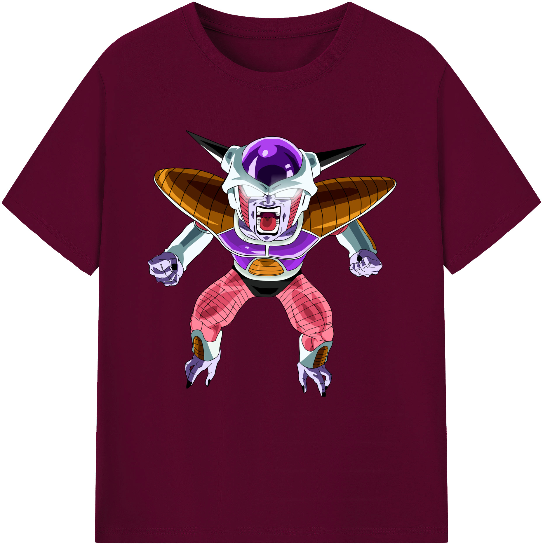 （画像用） ドラゴンボール フリーザ DRAGON BALL Frieza レディースカジュアルプリントTシャツ（綿100％）